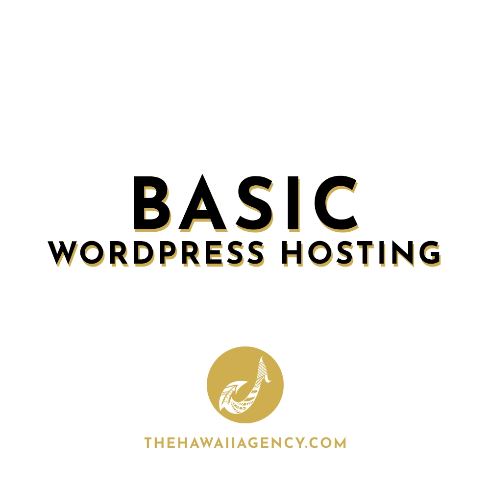 Basic WordPress hosting